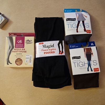 Cozy Footed Fleece Tights, 3 for $10